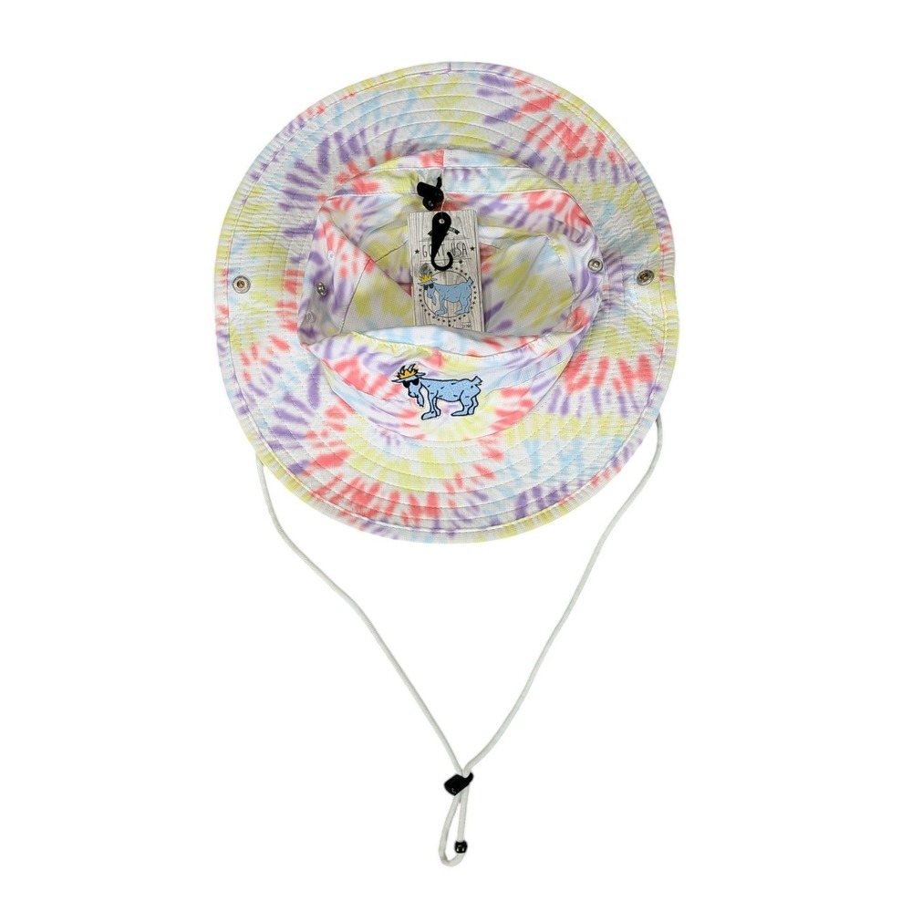 GOAT USA Tie Dye Bucket Hat Reversible Sun Hat OSFA New With Tags